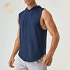 Wholesale Bamboo Breathable Casual Gym Men's Workout Clothing Sleeveless Shirt Fitness Sportswear Men Vests Muscle Tank Top
