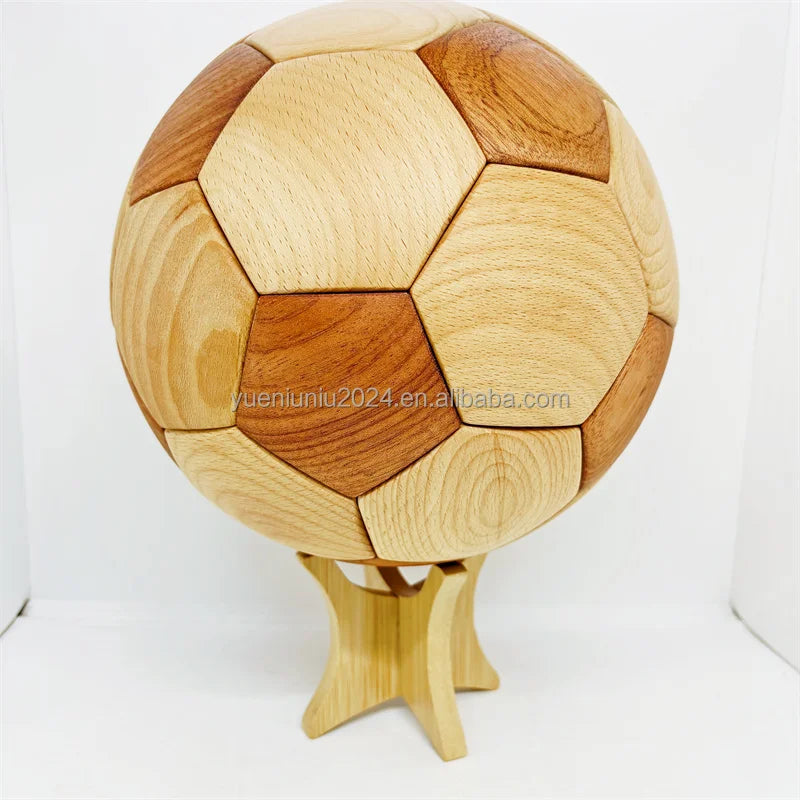 Customizable Bamboo Soccer Ball Eco-Friendly Luxury Corporate Gift & Sports Memorabilia for Special Occasions