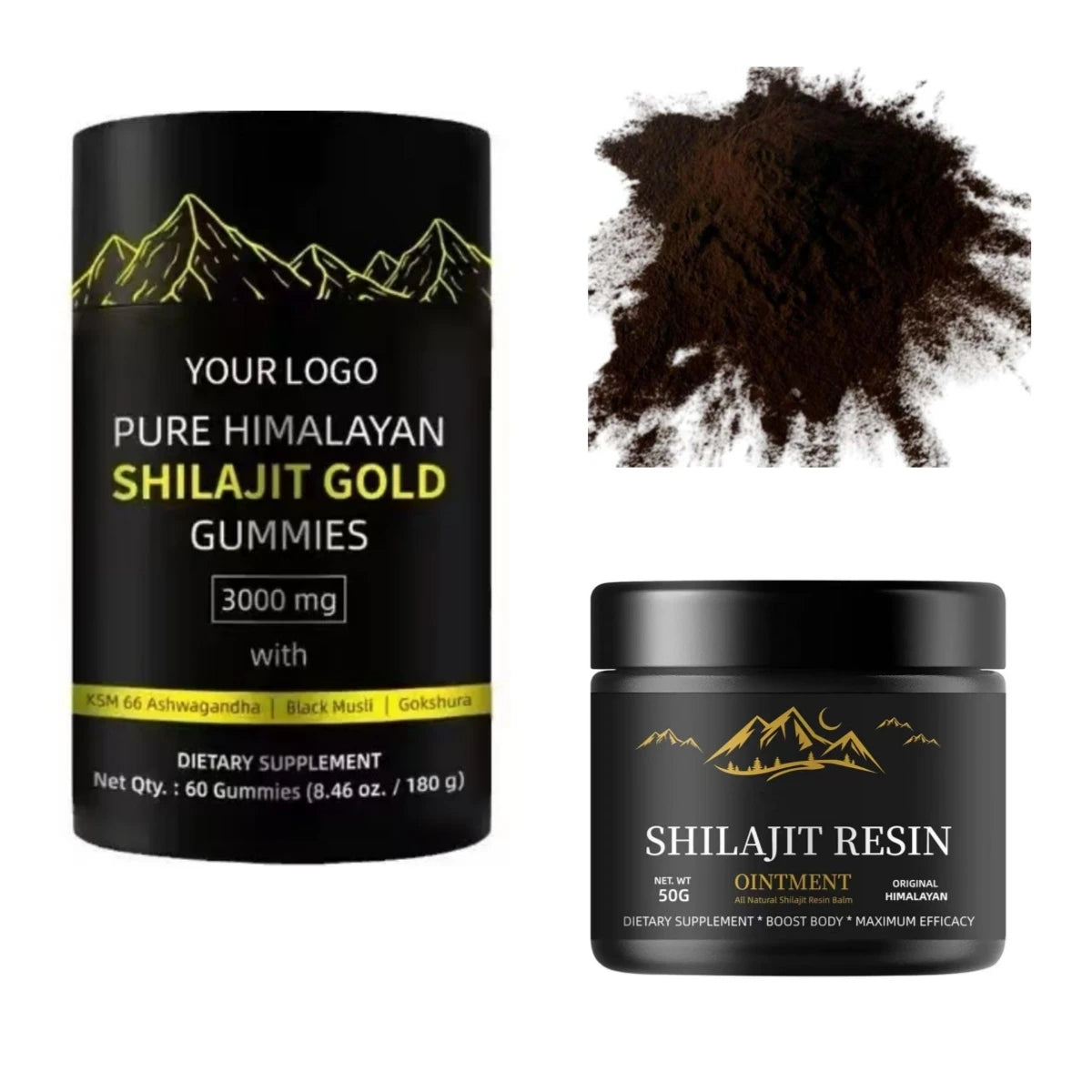 Pure Fulvic Acid Gold Himalayan Shilajit Sticks with Organic Honey Himalayan Shilajit Honey Sticks Honey Sticks Shilajit