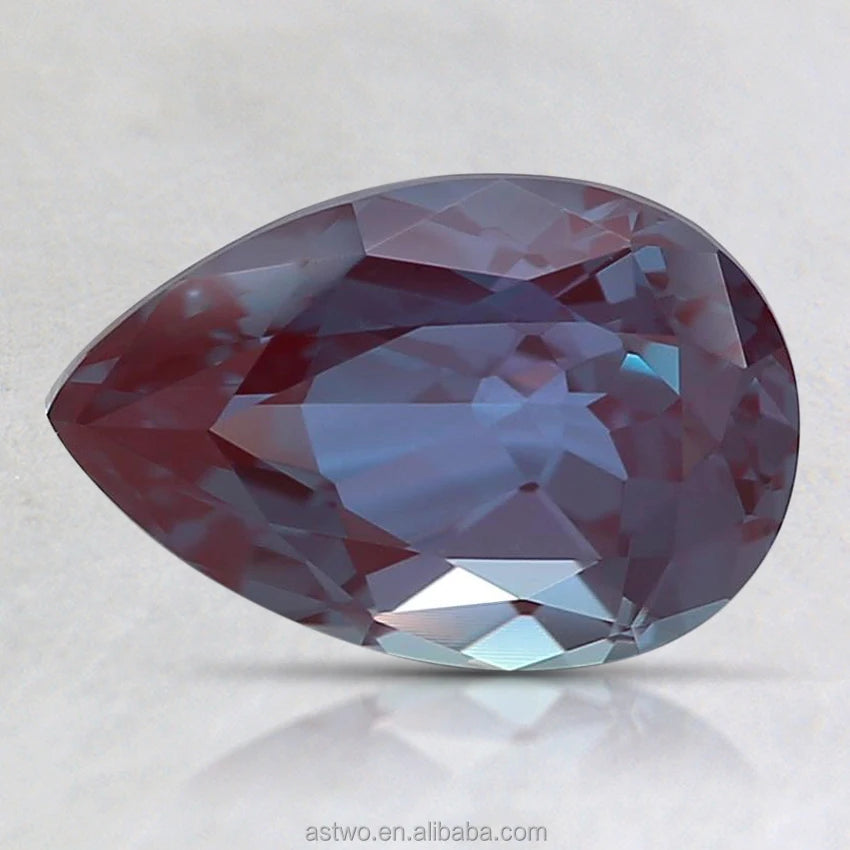 Natural Loose Gemstone Certified Alexandrite Nd Yag Gem Lab Grown Alexandrite Gemstones