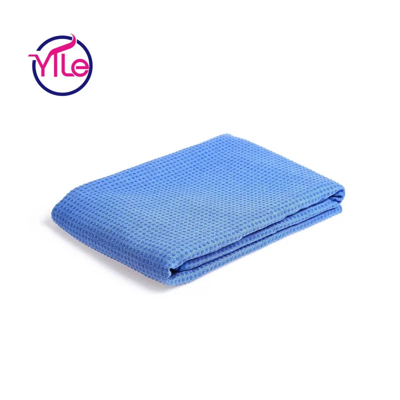 Wholesale Anti slip Microfiber Custom logo Organic Yoga Mat Towel Printed Eco Friendly 350gsm