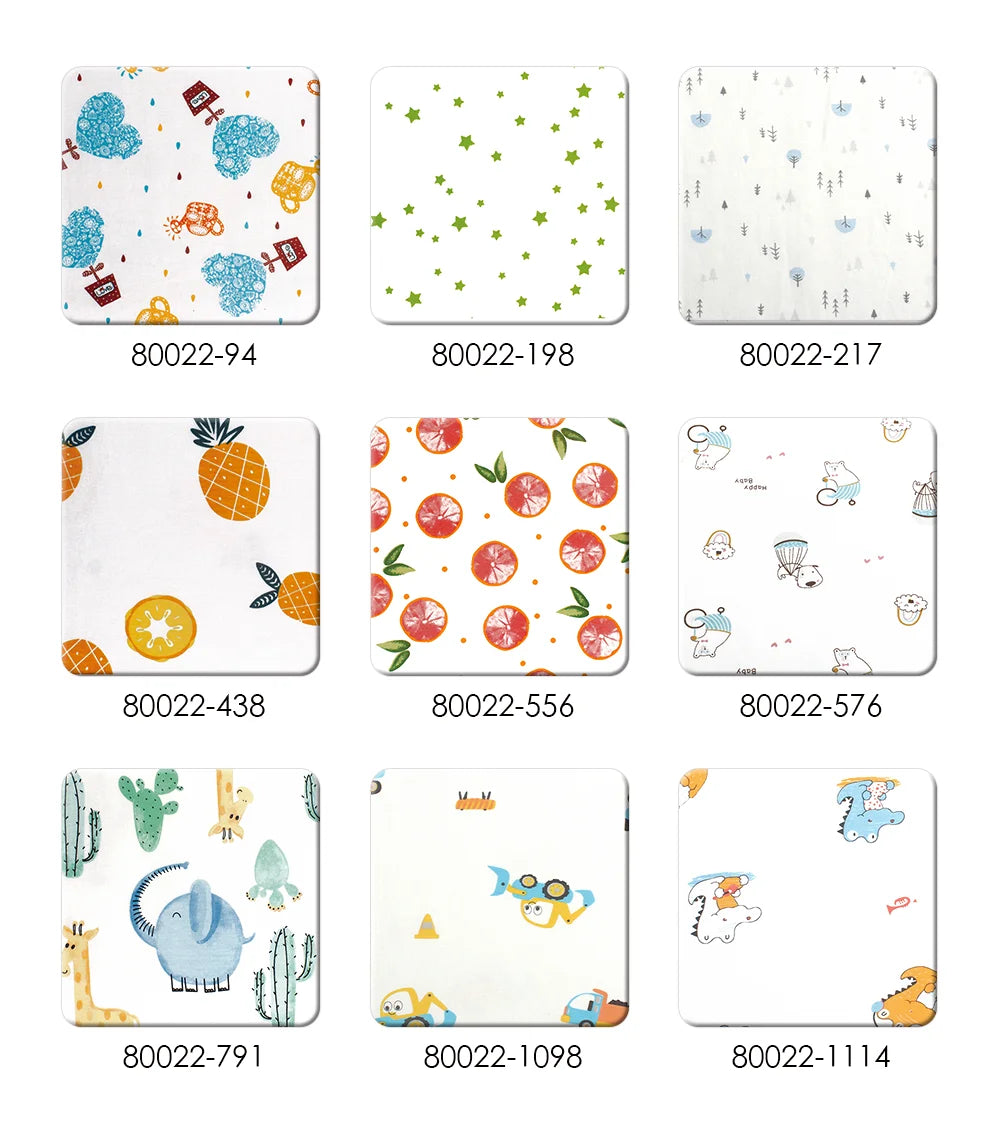 Langka Baby Organic Cotton Knit Anti Bacterial Fabric Online for Dress Interlock Gots Certified Fabrics 100% Print Manufacture