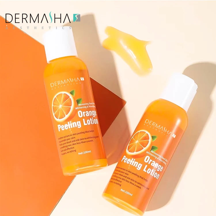 Private Label Skin Whitening Cream Organic Orange Peeling Lotion Whitening Best Quality Peeling Oil for Removing Dead Skin