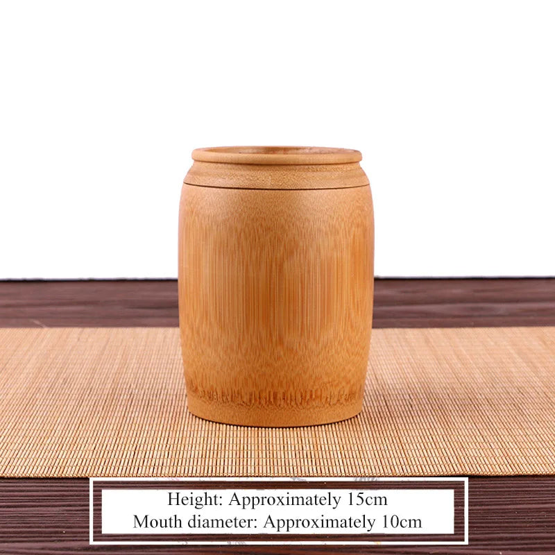 Bamboo Tea Container Bamboo Tube White Tea Tea Packaging Box Storage Wooden Box