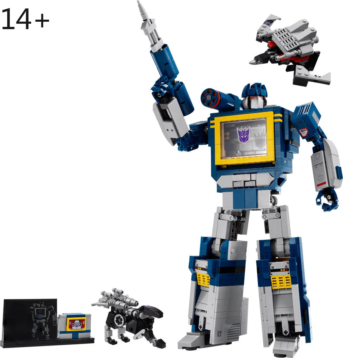 2026 Christmas Promotional 10358 Robot Soundwave Building Blocks Assembly Brick Model Toys for Boy Kids Birthday Gift