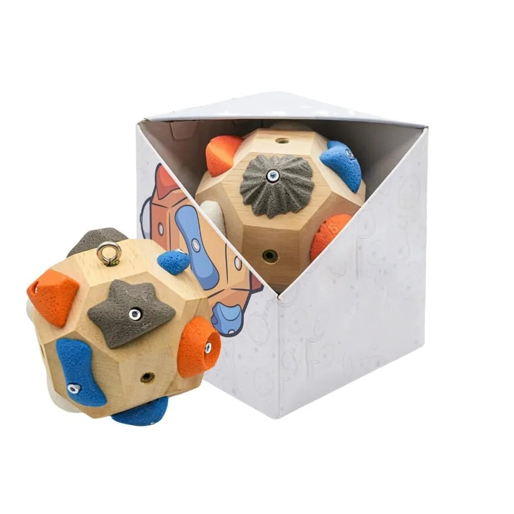Hot Handcrafted Boulder Block Wood For Enhancing Manipulative Ability Build Strength and Precision Solid 10cm Wooden Boul