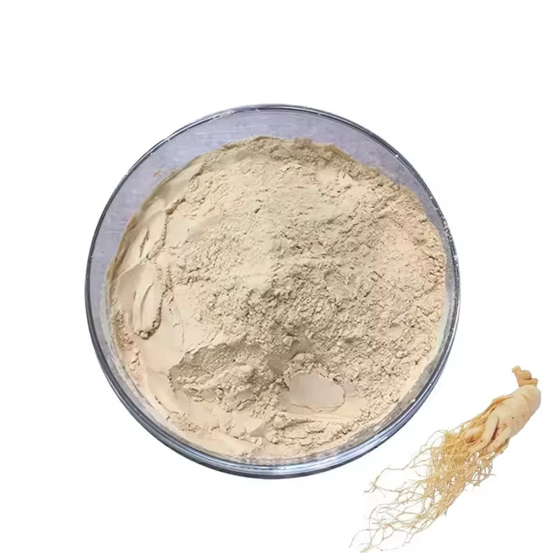 OEM Organic Wild Korean Panax Ginseng Root Powder Smoothies Coffee Drinks Natural Red Ginseng Immune Health Support