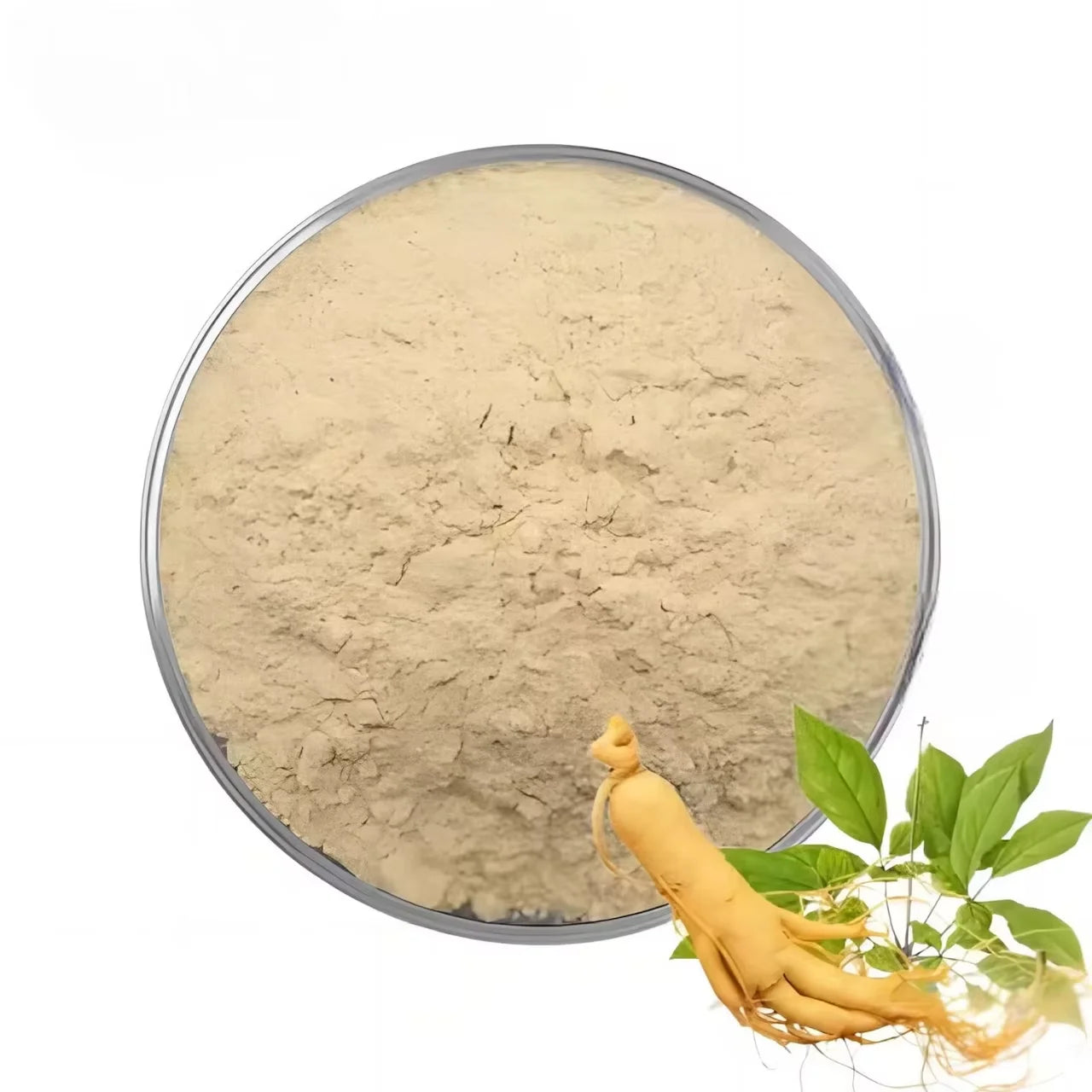 OEM Organic Wild Korean Panax Ginseng Root Powder Smoothies Coffee Drinks Natural Red Ginseng Immune Health Support