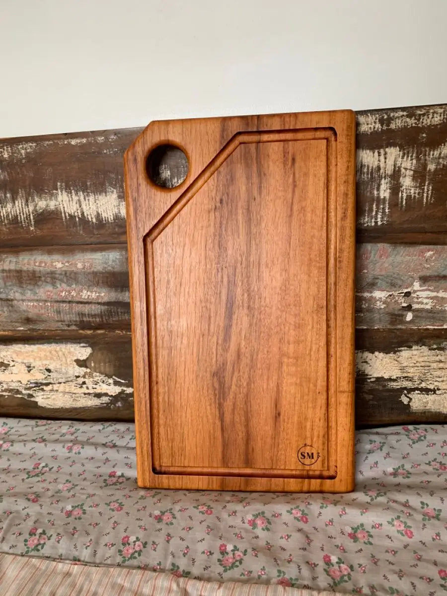 Premium Handmade Bamboo Chopping Board-Eco-Friendly Dishwasher Safe Protects Knives for Kitchen Use Vegetables Fruits Meat