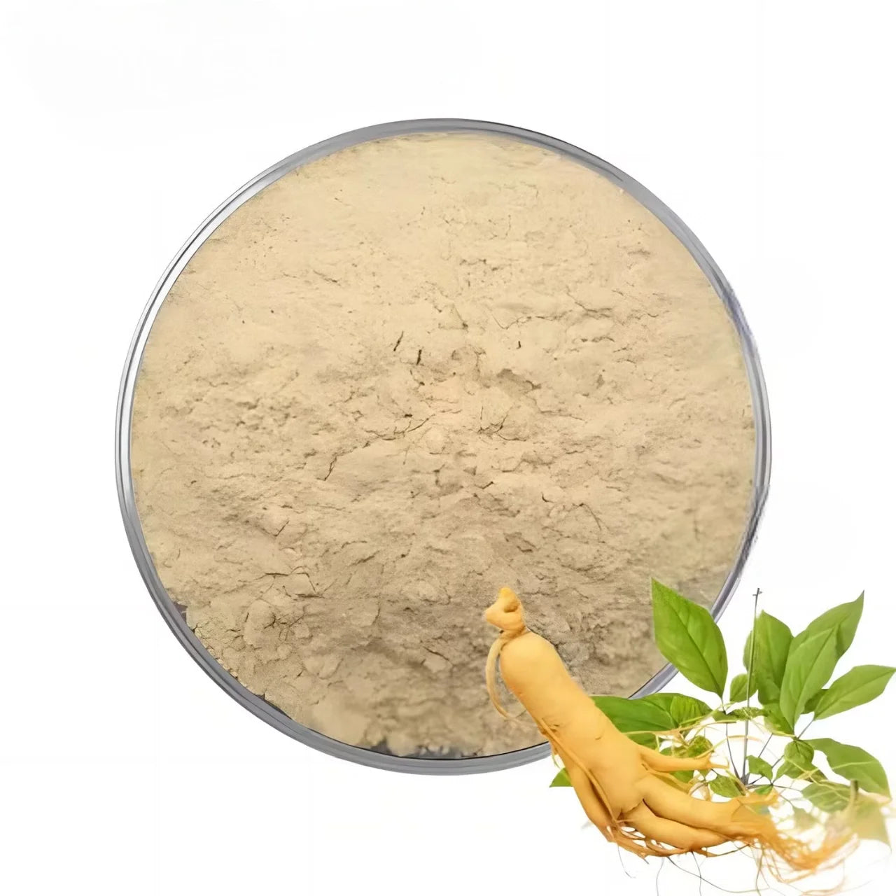 OEM Organic Wild Korean Panax Ginseng Root Powder Smoothies Coffee Drinks Natural Red Ginseng Immune Health Support