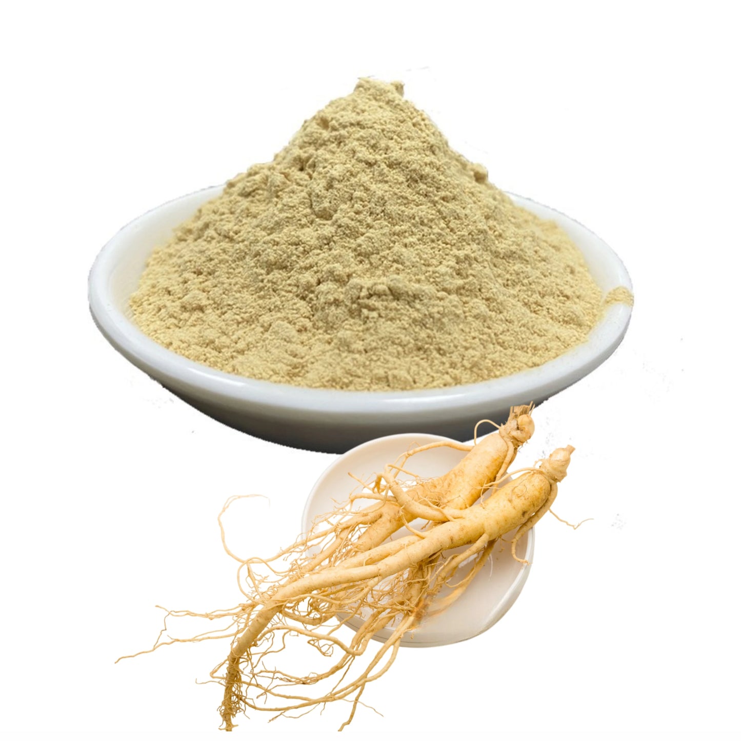 OEM Organic Wild Korean Panax Ginseng Root Powder Smoothies Coffee Drinks Natural Red Ginseng Immune Health Support
