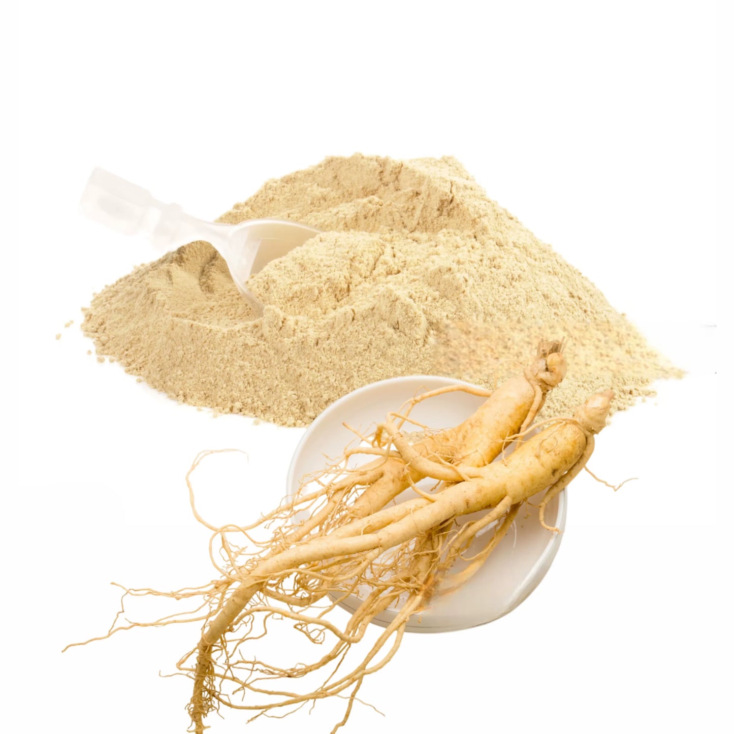 OEM Organic Wild Korean Panax Ginseng Root Powder Smoothies Coffee Drinks Natural Red Ginseng Immune Health Support