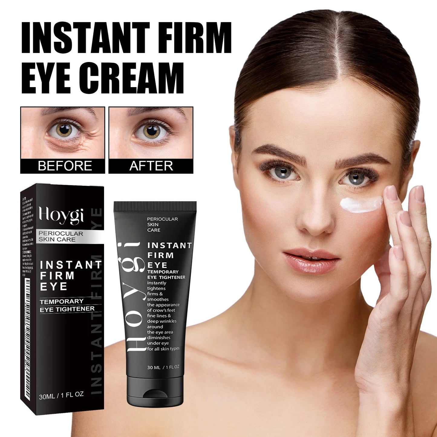 Anti-Aging Eye Firming Cream for Instant Lifting Hydrolyzed Collagen Organic for Moisturizing Dark Circles Wrinkle Reduction OEM