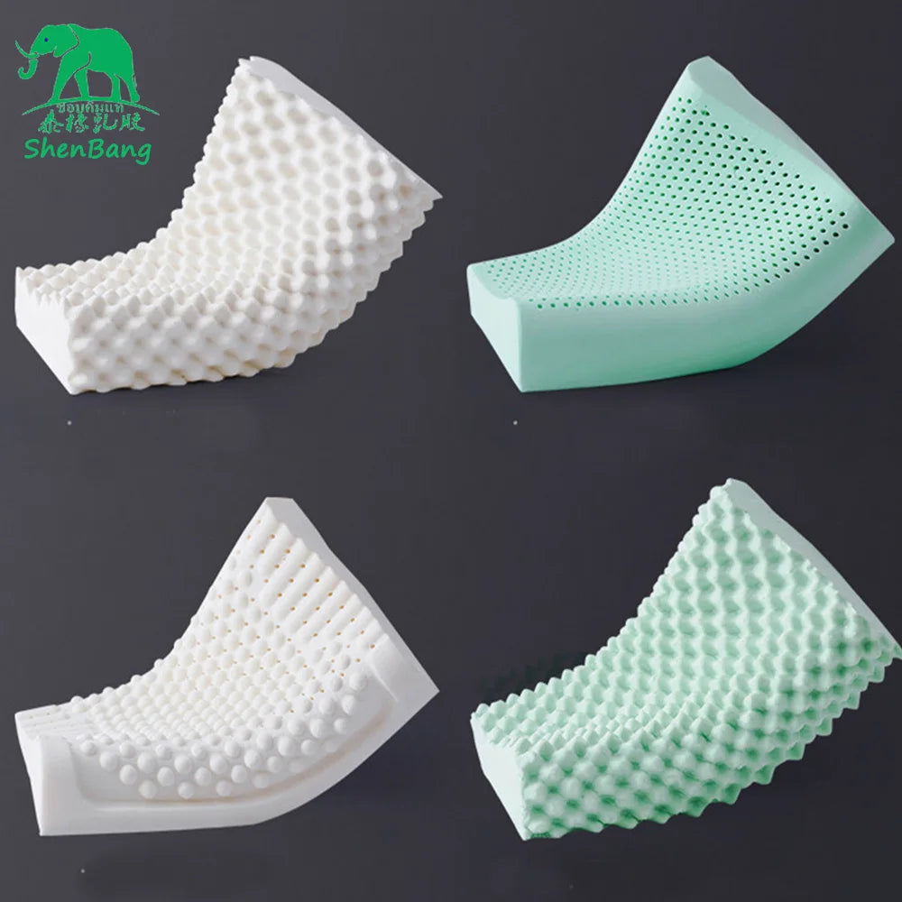 Head Contouring Protect Pressure Release Organic Baby Youths Natural Latex Pillow
