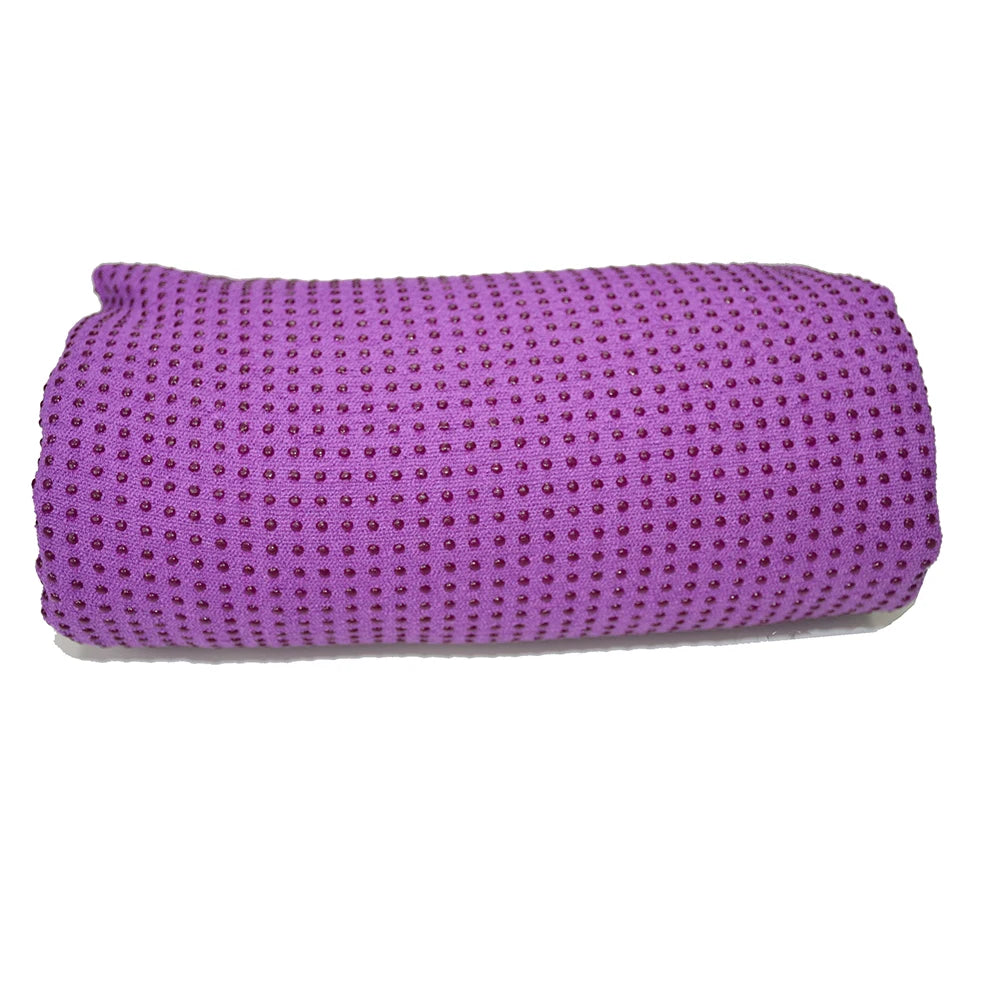 Wholesale Anti slip Microfiber Custom logo Organic Yoga Mat Towel Printed Eco Friendly 350gsm