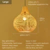 Modern Handmade Bamboo Rattan Hanging Lamp for Restaurant Kitchen Teahouse Farmhouse Home Decor Chandeliers & Pendant Lights
