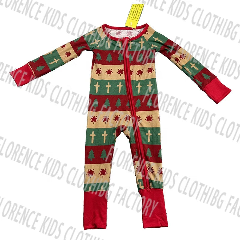 DH OEM/ODM Wholesale Western Green Checkered Print Organic Bamboo Fiber Zippy Custom for Summer
