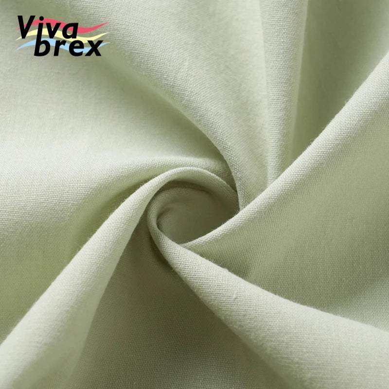 Usa Stock 110gsm 100% Organic Washed Cotton Fabric Custom Woven Eco-Friendly for Boys Plain Poplin for Children's Dresses Shirts