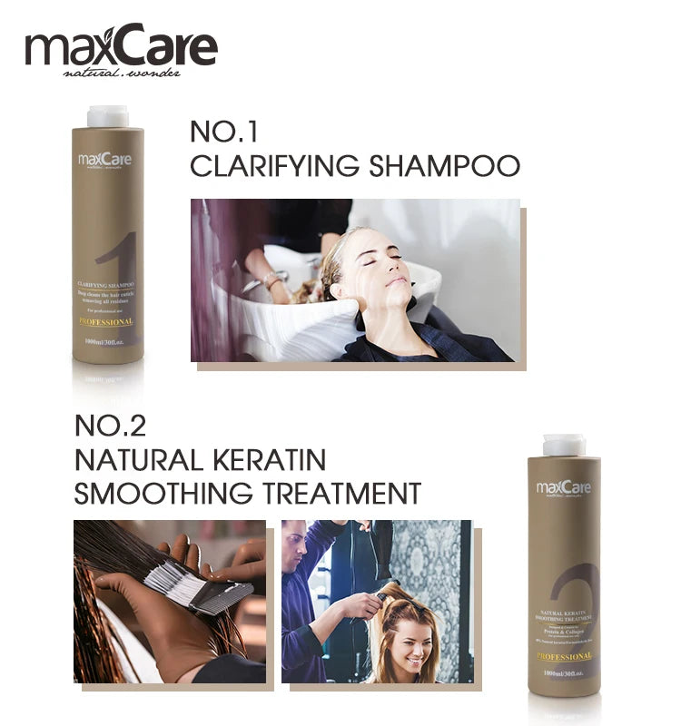 Organic Care Keratin Smoothing Brazilian Hair Treatment Herbal Protein Hair Conditioner for Frizzy Hair
