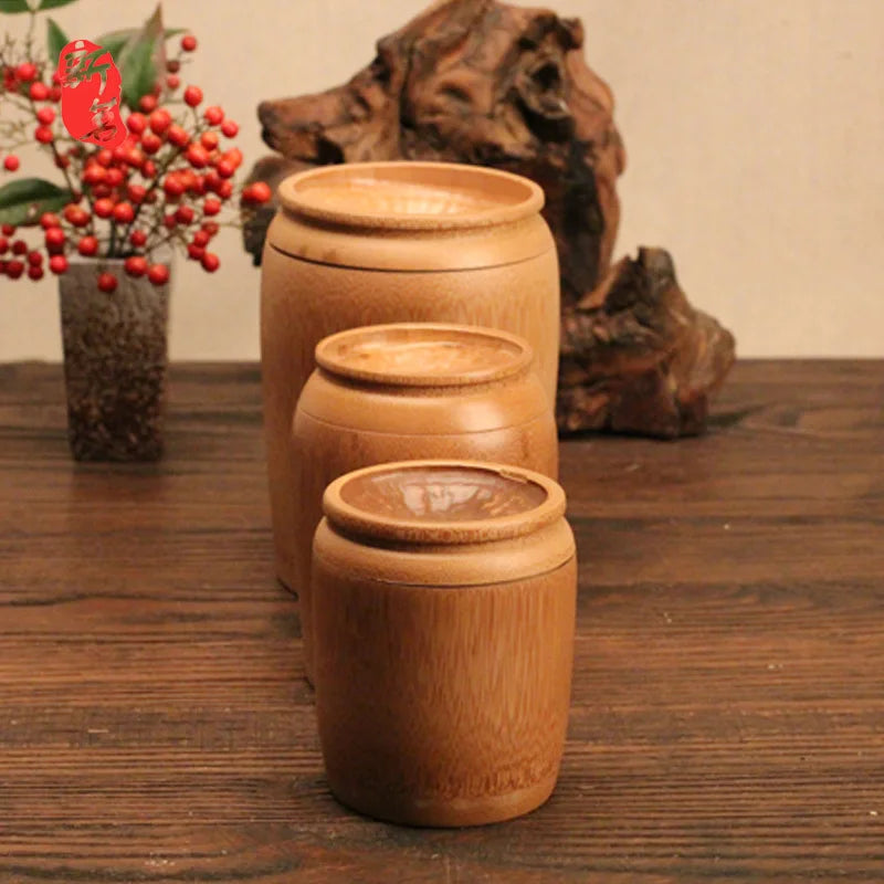 Bamboo Tea Container  Bamboo Tube  White Tea  Tea Packaging Box Storage Wooden Box