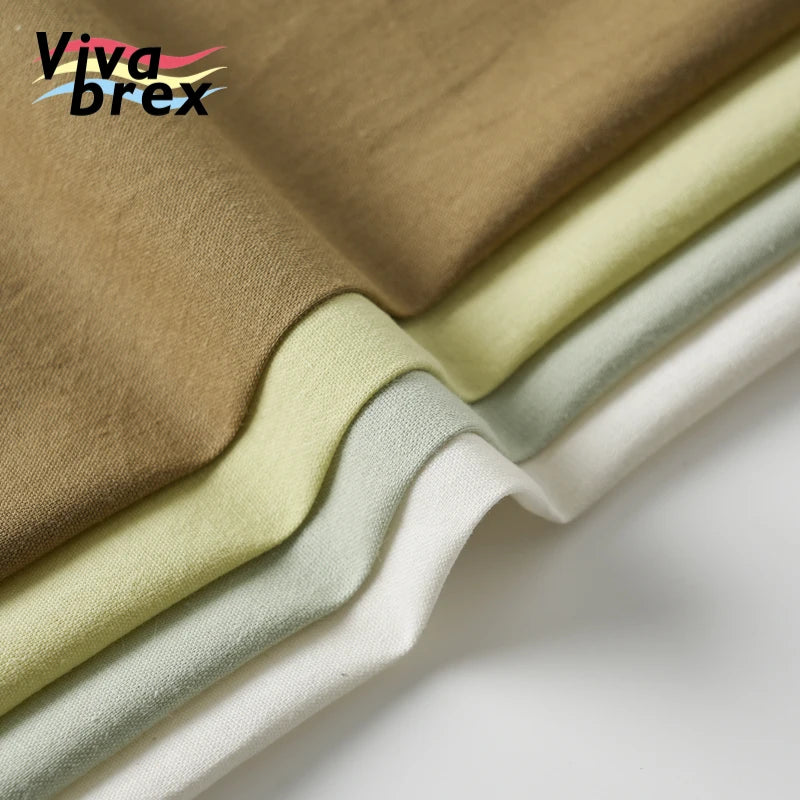 Usa Stock 110gsm 100% Organic Washed Cotton Fabric Custom Woven Eco-Friendly for Boys Plain Poplin for Children's Dresses Shirts