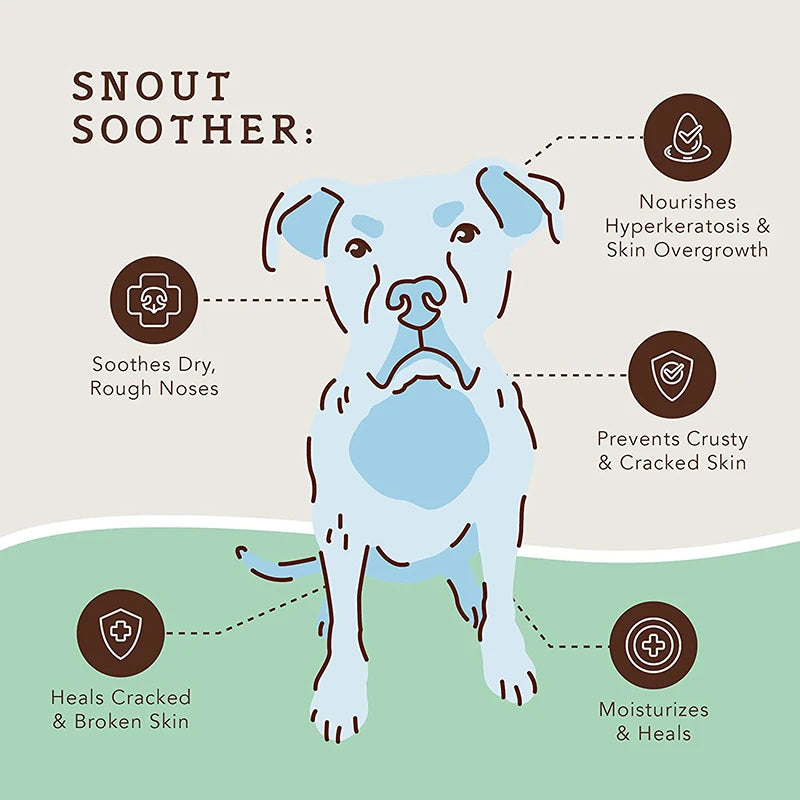 New Organic Dog Nose & Paw Wax Balm Snout & Foot Pad Cream Moisturizer for Cracked Puppy Skin Pet Grooming Product