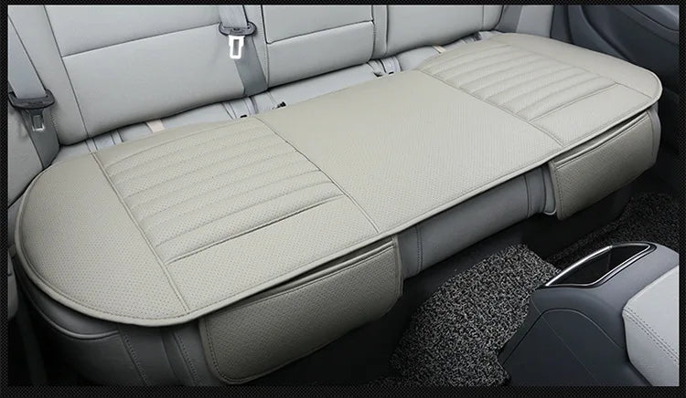 Four Seasons General Danipi 3-Piece Leather Seat Cushion Bamboo Charcoal Small Car Products Without Backrest