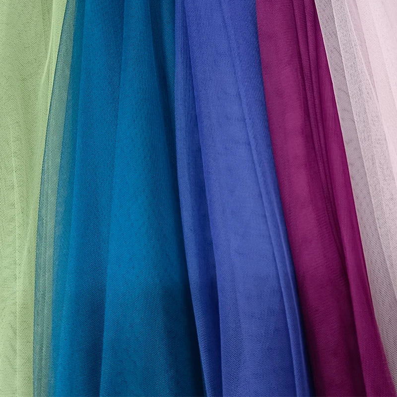 Factory Direct 100% Polyester Tulle Fabric for Weddings Girl's Clothing & Curtains Organic Feature