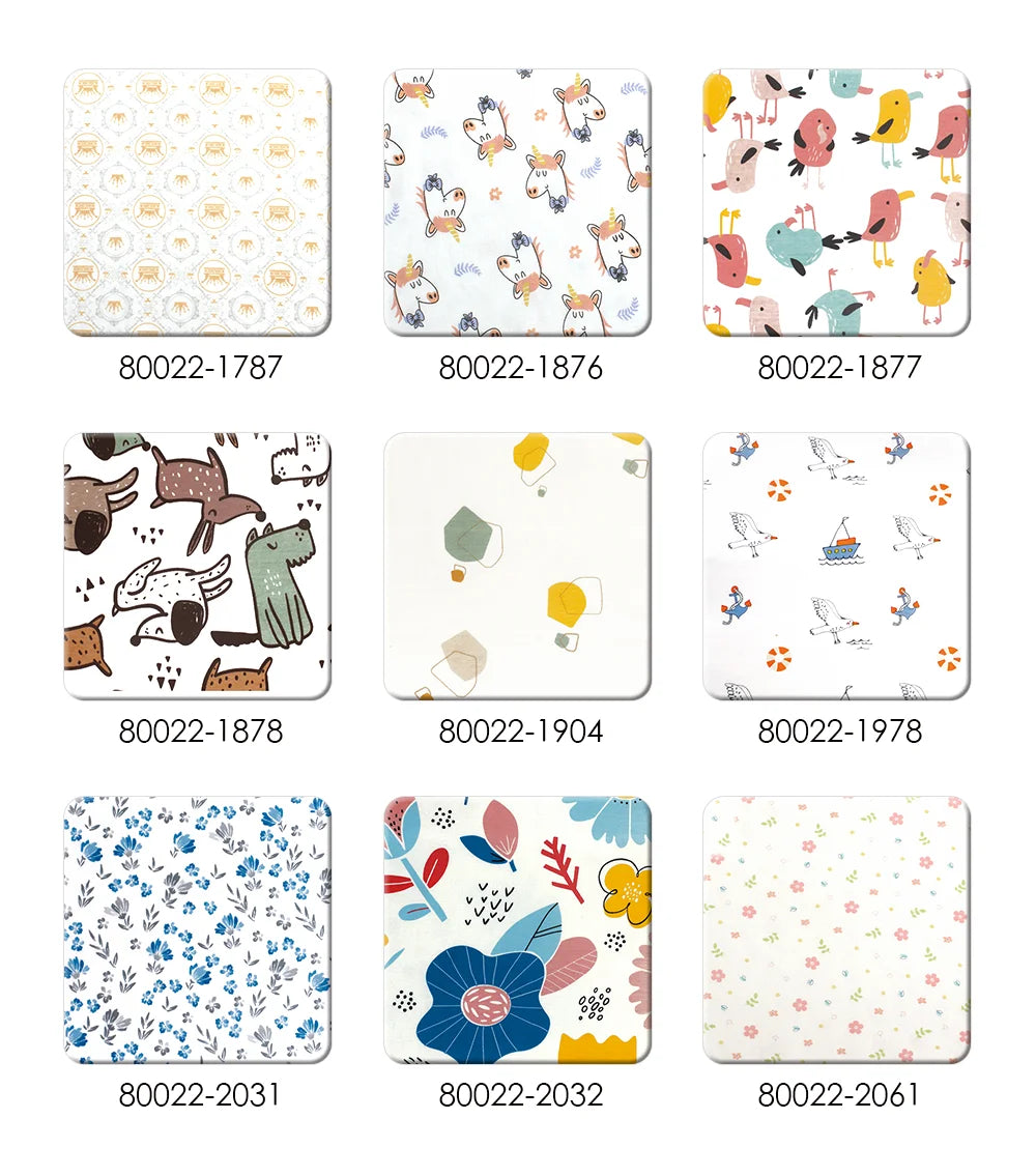 Langka Baby Organic Cotton Knit Anti Bacterial Fabric Online for Dress Interlock Gots Certified Fabrics 100% Print Manufacture