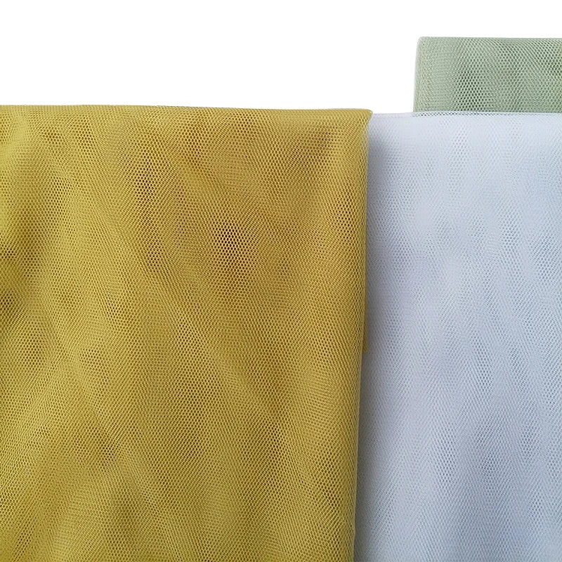 Factory Direct 100% Polyester Tulle Fabric for Weddings Girl's Clothing & Curtains Organic Feature