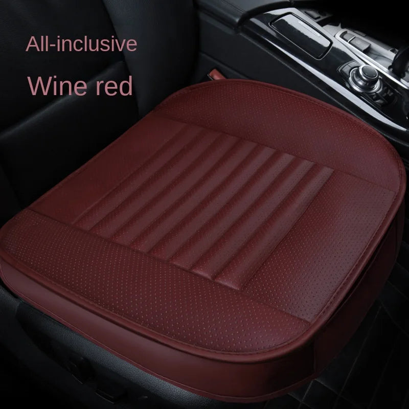 Four Seasons General Danipi 3-Piece Leather Seat Cushion Bamboo Charcoal Small Car Products Without Backrest