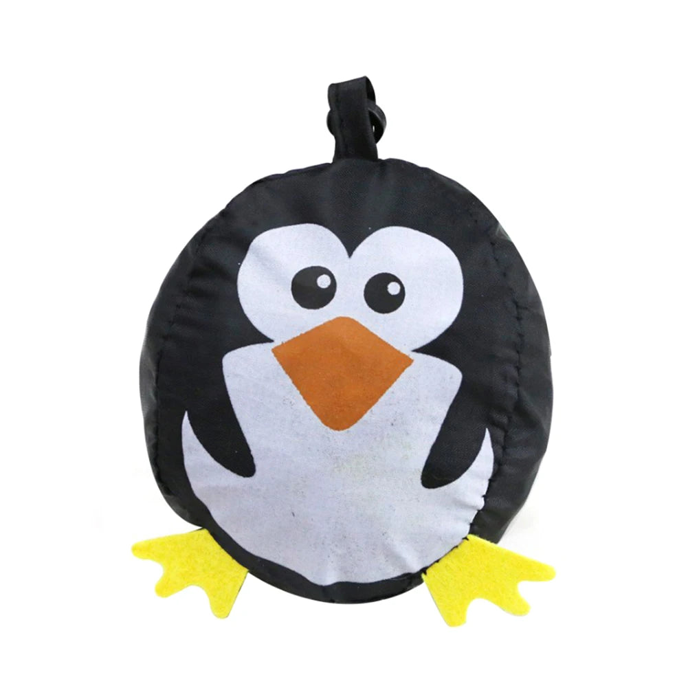 New Animals Cute Dog Useful Nylon Foldable Folding Eco Reusable Shopping Bags Cartoon Eco Tote Bag Portable Travel Shoulder Bag