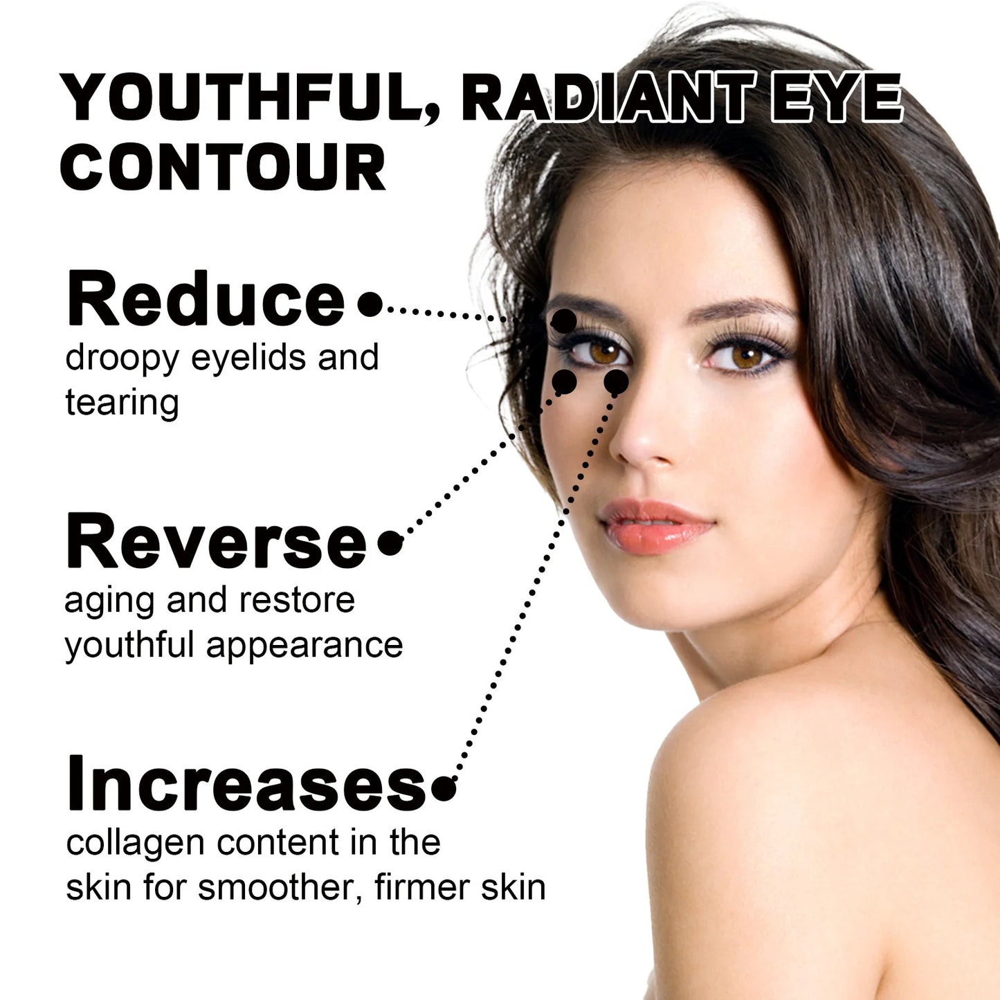 Anti-Aging Eye Firming Cream for Instant Lifting Hydrolyzed Collagen Organic for Moisturizing Dark Circles Wrinkle Reduction OEM