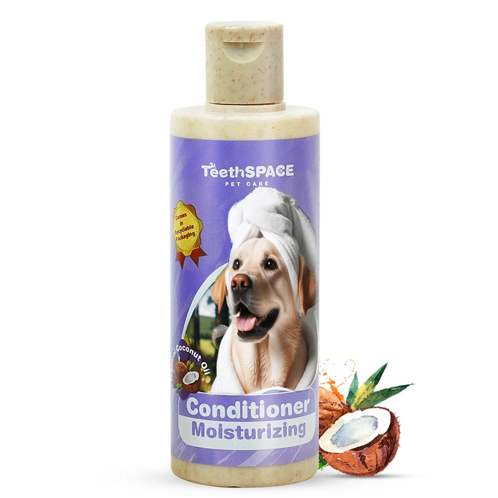 Dog Conditioner Pet Grooming Moisturize Organic Conditioner for Dogs and Cats Soothes Skin Issues