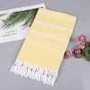 Wholesale 100% Cotton Microfiber Soft Antimicrobial Beach Towel Natural Organic Sand Free Quick Dry Knit Adult Turkish Style