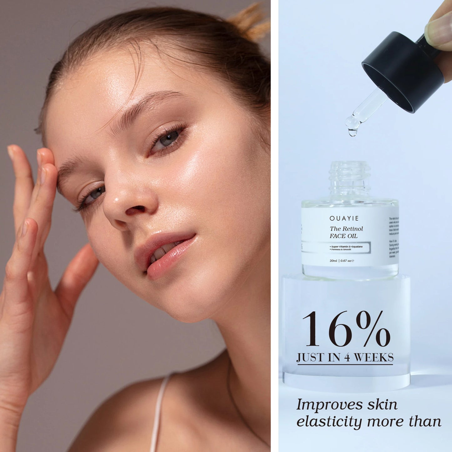 BLIW Private Label 20ml Super Vitamin E Organic Brightening Anti-Wrinkle Anti-Aging Facial Glow Retinol Oil for Face