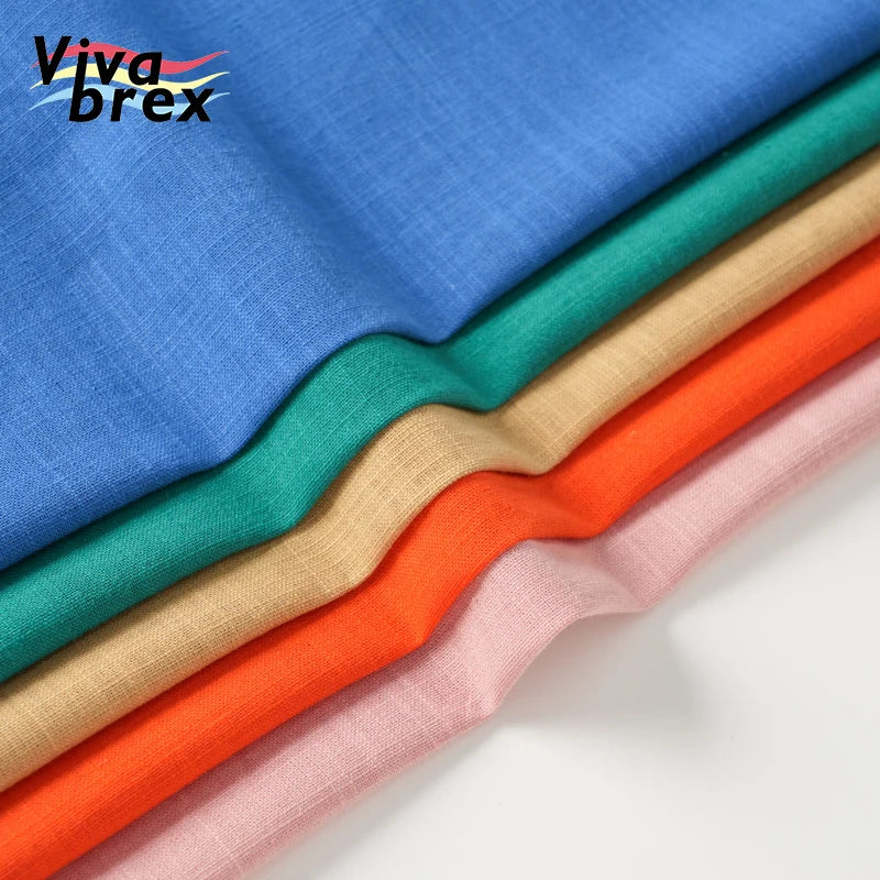 Fast Delivery Bamboo-textured Imitation Linen Washed Crepe Fabric 100% Cotton Fabric Pure Cotton Organic Fabric for Shirt Coat
