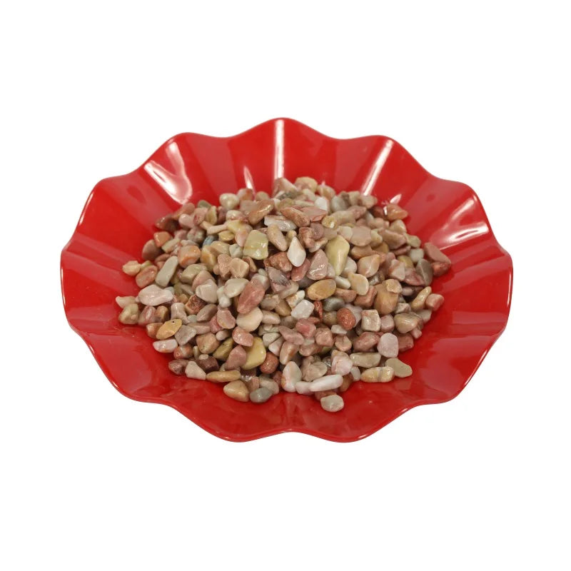 Rainflower Stone Natural Pebble Fish Tank Landscape Laying Stone Flower Planting Pottery Decoration Small Stones Colorful