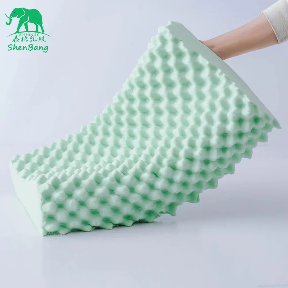 Head Contouring Protect Pressure Release Organic Baby Youths Natural Latex Pillow