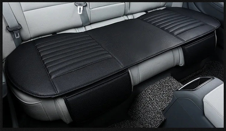 Four Seasons General Danipi 3-Piece Leather Seat Cushion Bamboo Charcoal Small Car Products Without Backrest