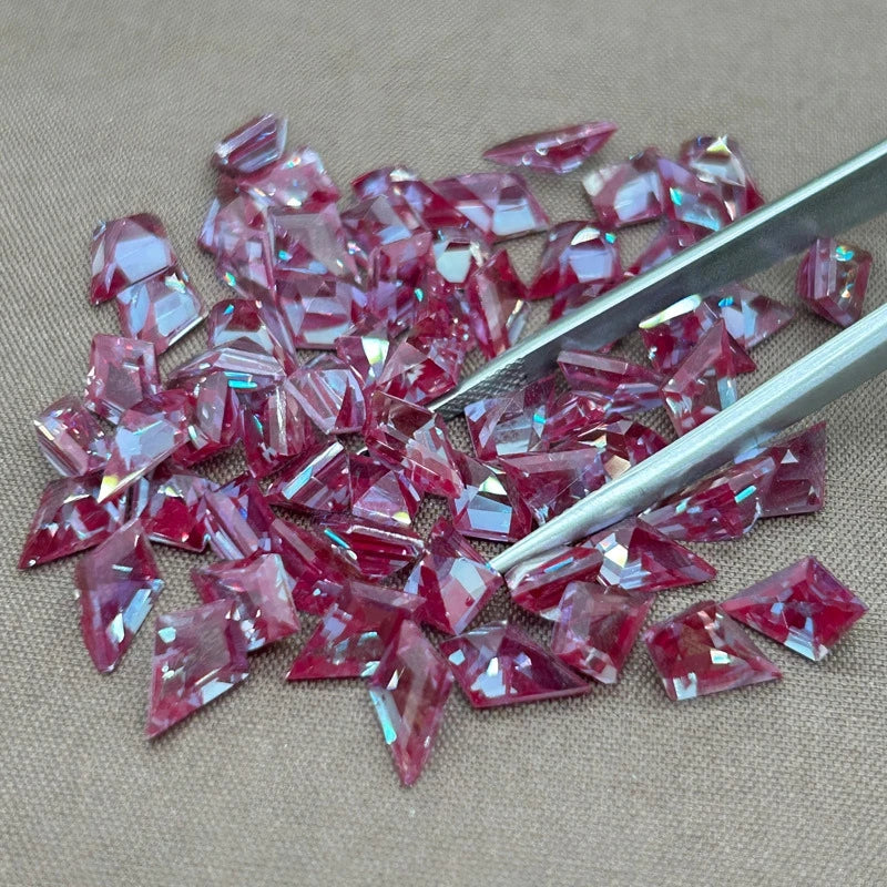 Natural  Loose Gemstone Certified Alexandrite Nd Yag Gem Lab Grown Alexandrite Gemstones
