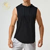 Wholesale Bamboo Breathable Casual Gym  Men's Workout Clothing Sleeveless Shirt  Fitness Sportswear Men Vests Muscle Tank Top