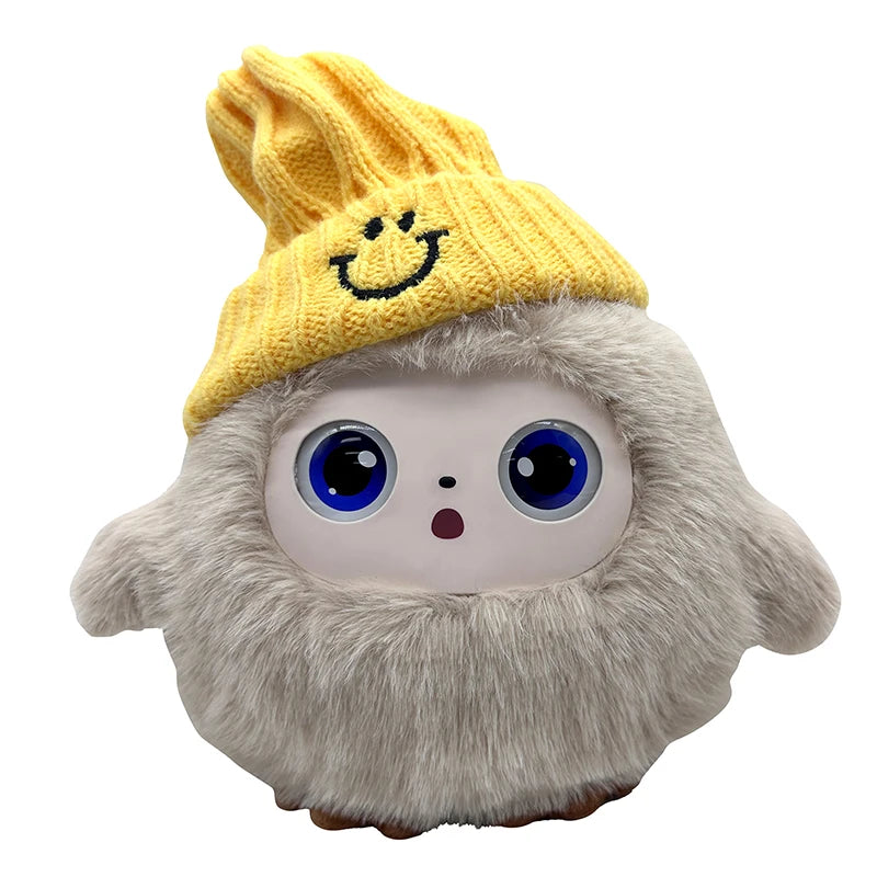 High-Tech Kawaii Green Talking AI Bear Toy Super Soft Organic Cotton Fabric Embroidered LED Eyes PP Cotton Filling Birthday