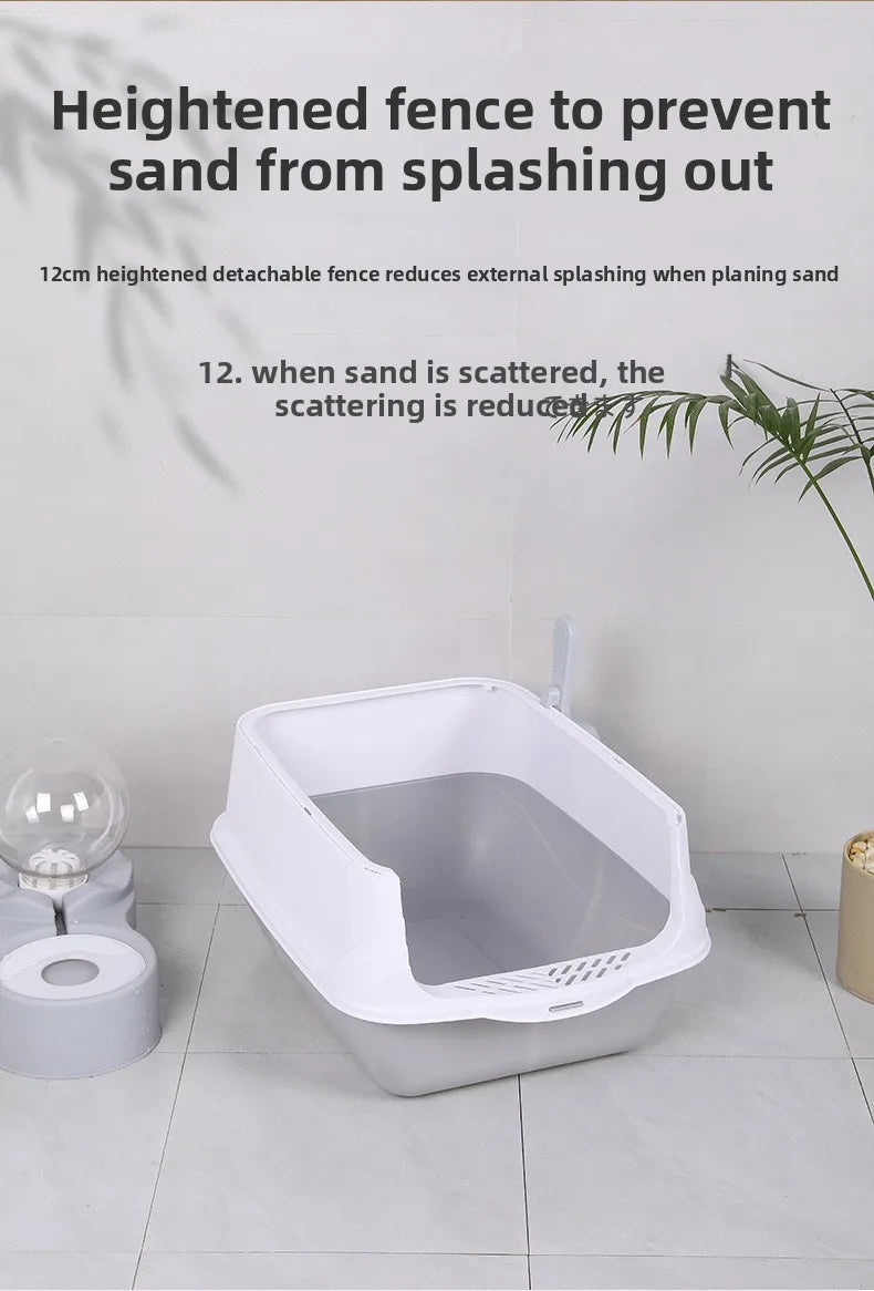 Cat Litter Box Model C01 Bulk Fully Enclosed Anti-Splash Extra-Large UV Sterilization Pet Supplies Manufacturer