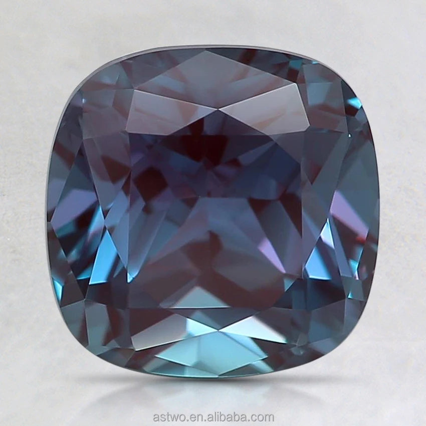 Natural  Loose Gemstone Certified Alexandrite Nd Yag Gem Lab Grown Alexandrite Gemstones