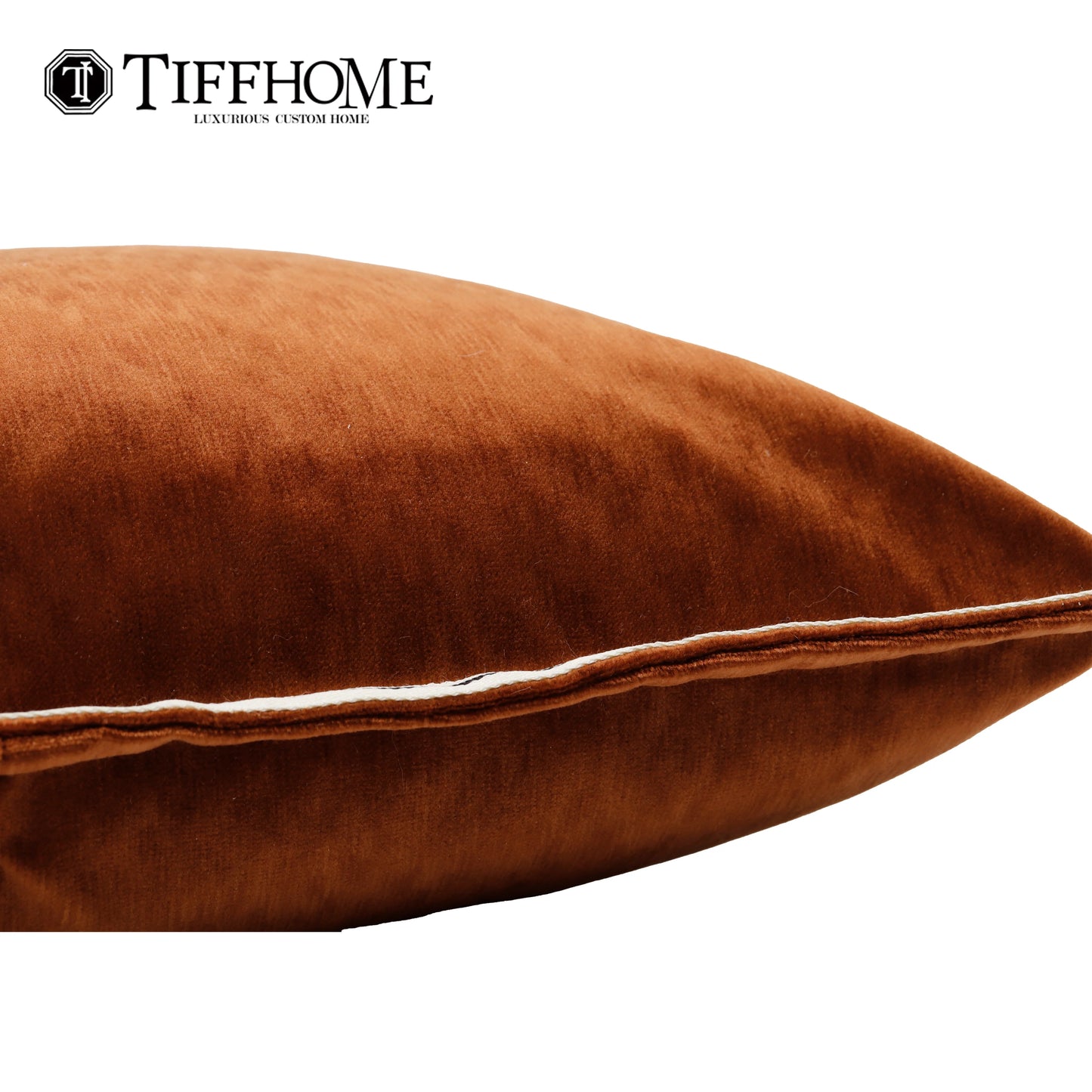 TIFFHOME Orange Splicing Custom Pillow Cover Chic Designer Decorative Home Textiles Organic Home Decor Cushion Covers
