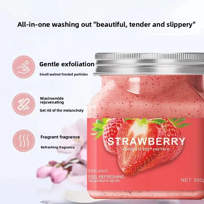 OEM Organic Coconut and Honey Body Scrub Exfoliating Bath Scrub with Whitening Effect for Skin Care Facial Scrub Exfoliator