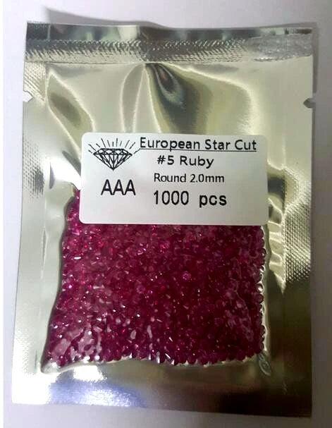 High Quality  Best Selling 4-5mm Synthetic/ Natural  Lab Created Ruby Cabochon Stone