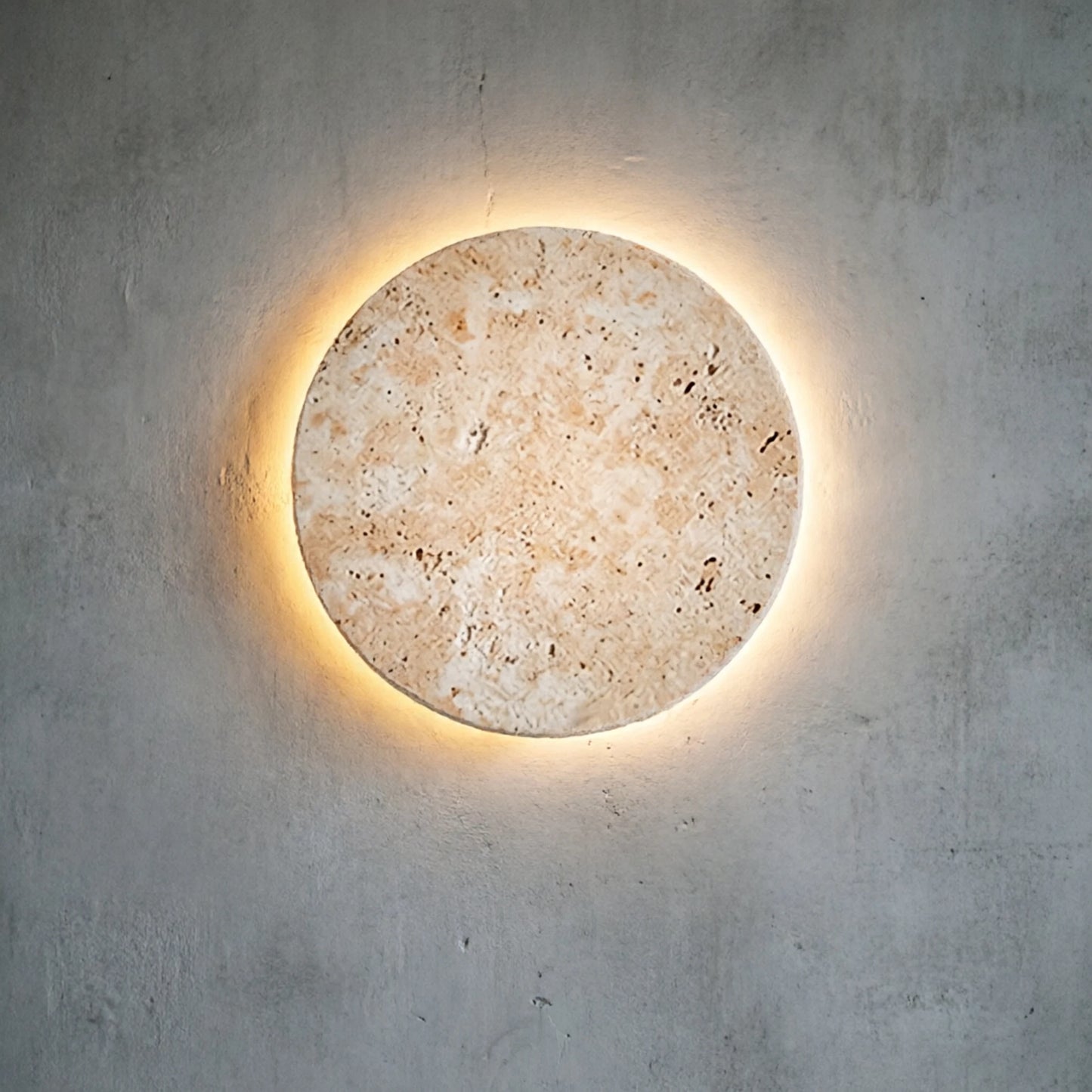 Natural Yellow Stone Led Sconce Nordic Wabi Sabi Home Decor Light Living Room Bedside Corridor Marble Wall Lamp