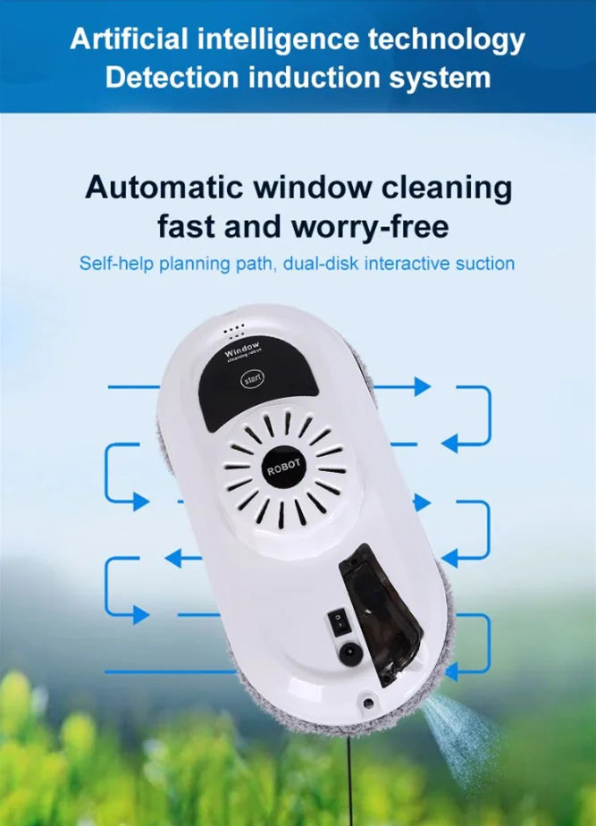 best glass spray water window robot vacuum cleaner